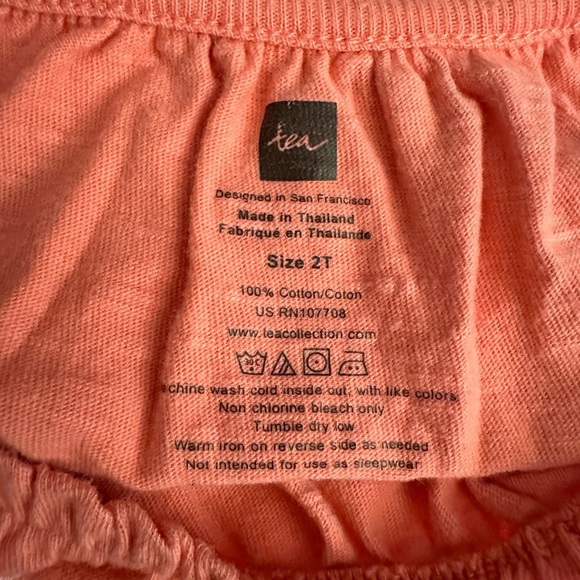 Tea Collection | Flutter Sleeve A Line Dress (2T) - Picture 4 of 4